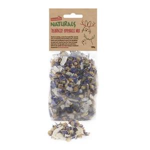 Rosenholz festlich Rentierfutter Streusel Mix 100g für Kleintiere Weihnachten - Bild 1 von 4