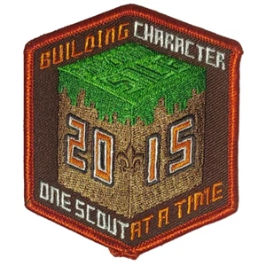 Parche palomitas de maíz Boy Scouts of America 2015 Building Character 2015 Minecraft - Imagen 1 de 4
