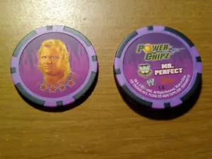 2011 Topps WWE Power Chipz Legends #L4 Mr. Perfect - Picture 1 of 1