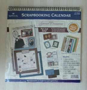 Hallmark Scrapbooking Kalender besondere Anlässe 12 Monate versiegelt Geschenkidee 12x12 - Bild 1 von 2