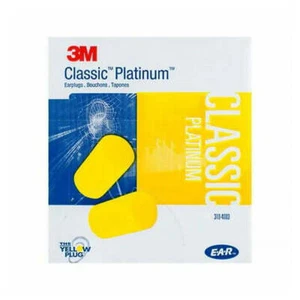 3M E-A-R Classic Platinum Uncorded Earplugs 200 Pairs Box 310-4003 - Picture 1 of 2