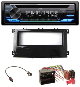 JVC Bluetooth MP3 USB DAB CD Autoradio für Ford C-Max Galaxy Focus ab 2007 glänz - Bild 1 von 9