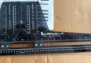 Euro Limited Handle It Knob Pull Adjustable Cabinet Door Drilling Template Tool - Picture 1 of 5