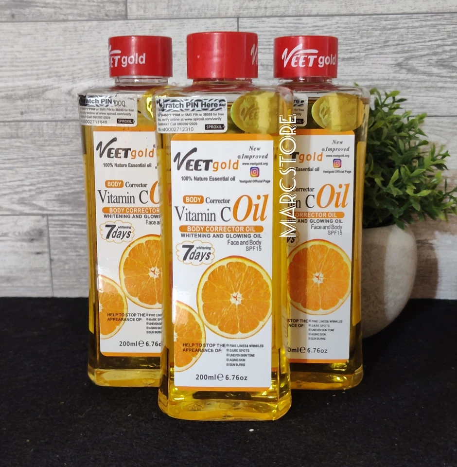 Original VEET Gold Black Spots Corrector Oil With Lemon Grass Extracts 1000ml