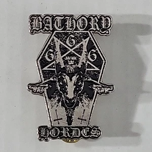 BATHORY Hornes 666 PIN BADGE Band Logo - Bild 1 von 6