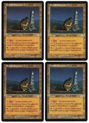 Starlit Sanctum x4 4x 2002 Onslaught PLAYSET Colorless Uncommon Land MTG NM AZ1 - Image 1 of 2