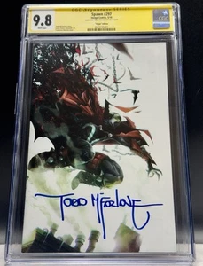 Spawn #297 CGC 9.8 SS McFarlane Francesco Mattina Virgin Signed Todd Mcfarlane - Picture 1 of 2
