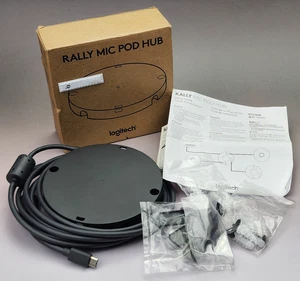 Caja abierta Logitech Rally Mic Pod Hub 839-000541 - Completo - Imagen 1 de 7
