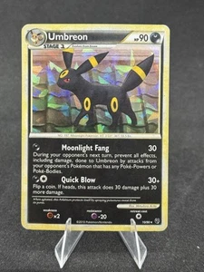 Pokémon TCG Umbreon 10/90 Cracked Ice Holo HGSS Undaunted Promo Deck Exclusive - Picture 1 of 3