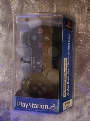 Sony PlayStation 2 Wired Analog Controller - Black - NEW/SEALED (2006) - Image 1 of 2