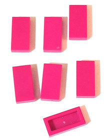 LEGO Magenta 1x2 Tile 3069 / 30070 Brick Block Parts Pieces LOT OF 7