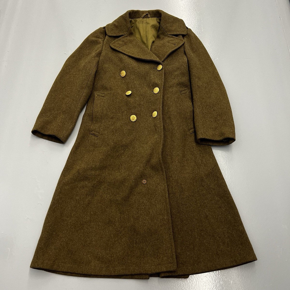 ジャケット・アウター US ARMY WOOL COAT 1910'S VINTAGE Antique 1910s WW1 Wool Trench Coat - M1917 - Antique US Army