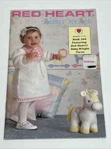 Red Heart Baby Crochet Patterns Book 344 - Picture 1 of 7