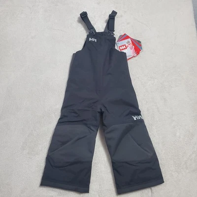 Babero de nieve Helly Hansen niños 98/3 negro K Rider 2 impermeable aislado Primaloft Foto 1 de 4