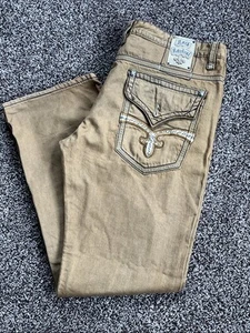 Rock Revival “Tate” Straight Jeans Men’s Size 42 X 33 Tan Brown Color USA Made - Picture 1 of 12