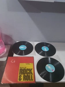 BOX SET 3 LP'S VINYL LOS ROCKIN DEVILS TEEN TOPS REBELDES DEL ROCK HOOLIGANS - Picture 1 of 3