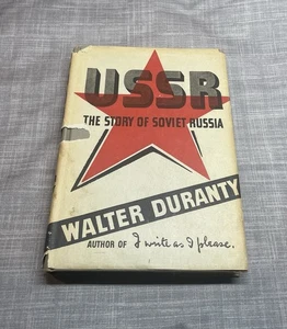 Vintage 1944 “USSR: The Story of Soviet Russia” by Walter Duranty - Picture 1 of 18