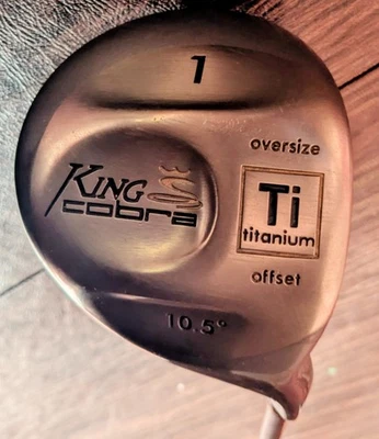 Controlador offset King Cobra Titanium Ti de gran tamaño 10,5° grafito SENIOR Flex diestro 45" Foto 1 de 4