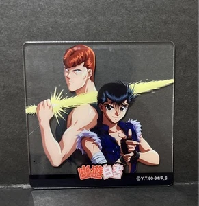 YuYu Hakusho Acrylic Coaster Set of 2 Japan Anime Merch Collectible - Imagen 1 de 2