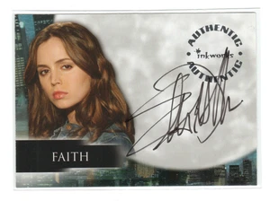Angel Season 4 2003 Inkworks Auto Autograph Card A24 Eliza Dushku as Faith - Picture 1 of 4