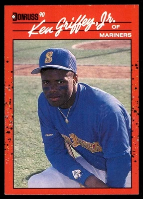 Ken Griffey Jr. 1990 Donruss #365 Mariners MLB LEIA FRETE GRÁTIS AutographDen - Imagem 1 de 2