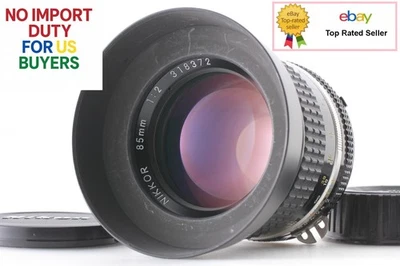 Capucha [Opt;EXCELENTE COMO NUEVA] Nikon Ai-s Ais Nikkor 85mm F2 MF... - Imagen 1 de 4