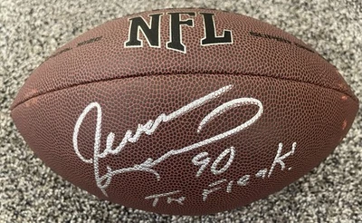 *JEVON KEARSE*SIGNED*AUTOGRAPHED*FOOTBALL*TENNESSEE*TITANS*EAGLES*THE FREAK*COA* - Image 1 of 4