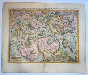 SÜDRUSSLAND 1720 HENRI CHATELAIN GROSSER ANTIKER TELLER 18. JAHRHUNDERT - Bild 1 von 11
