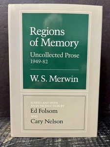 Regions of Memory : Uncollected Prose, 1949-1982 Hardcover Near Fine - Picture 1 of 6