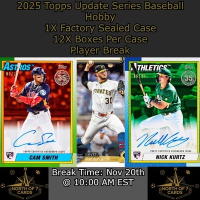 Carlos Rodon - 2025 Topps Update Series Baseball Hobby - 1X Case BREAK #2 - Image 1 of 3
