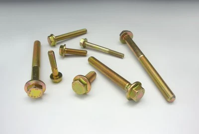 Flanschschrauben gelb verzinkt 10.9 M8 M10 M12x1,5 MBN10105 und DIN 6921 Flansch - Bild 1 von 2