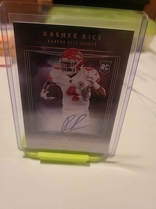 2023 Origins Rashee Rice Rookie Auto ON CARD #RARRI Chiefs - Bild 1 von 7