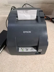Epson TM-U220B Dot Matrix POS stampante ricevute Ethernet USB TESTATA - Foto 1 di 15