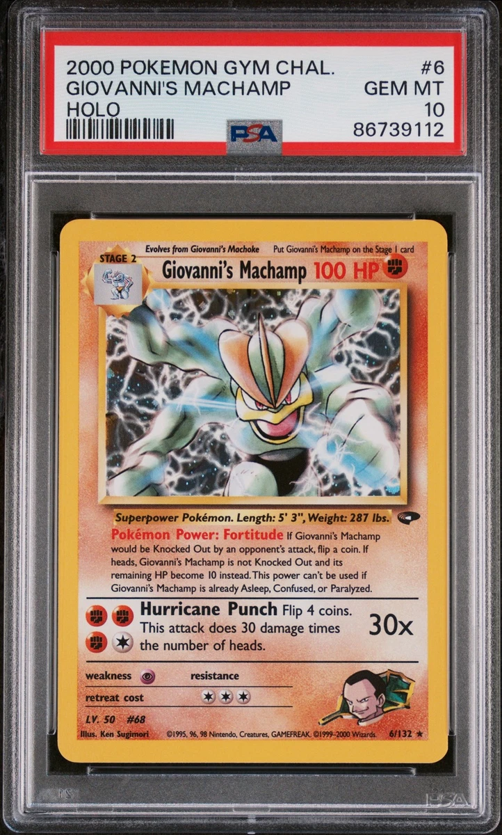 Machamp Pokémon TCG Professional Sports Authenticator (PSA) Gym