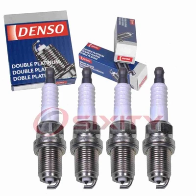 4 pc Denso Platinum Long Life Spark Plugs for 1992 Isuzu Impulse 1.6L L4 zb - Image 1 of 4