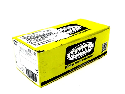 NEW 10 COUNT HUBBELL HBL4760 TWIST LOCK RECEPTACLE - Image 1 of 4