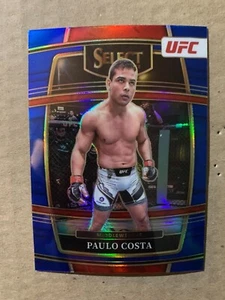 PAULO COSTA  #18 2022 PANINI SELECT UFC BLUE - SILVER PRIZM PARALLEL - Picture 1 of 1
