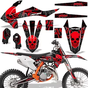 Dirt Bike Graphic Sticker Kit MX Decal Wrap For KTM 85 SX 18-20 MALICE RED - Bild 1 von 1