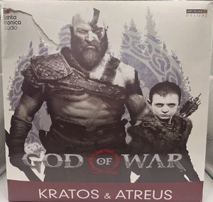 God of War Kratos Atreus Actionfigur Sammlermodell. OPEN BOX KOSTENLOSER VERSAND - Bild 1 von 6