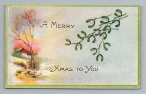 Christmas Vintage Postcard - Picture 1 of 2