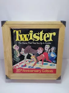 Twister 35th Anniversary Edition Wood Box Hasbro Nostalgia Series NEW SEALED! E1 - Picture 1 of 5