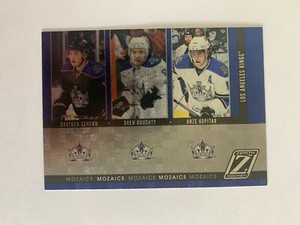 2010-11 Zenith Mozaics #10 Brayden Schenn, Anze Kopitar, Drew Doughty LA KINGS
