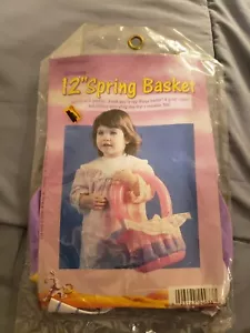 Vintage Inflatable Easter Basket 12" Sealed NEW! - Picture 1 of 3