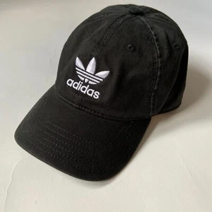 Adidas Originals WM Relaxed Strapback Mütze schwarz & weiß Trefoil Logo one size - Bild 1 von 6