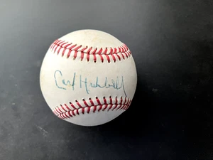 Carl Hubbell signed National League autographed baseball HOF New York Giants - Picture 1 of 8