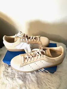 Adidas Herren Stan Smith Originals Tennis Turnschuhe AHQ6831 weiß sand Schichten Größe 10 - Bild 1 von 18