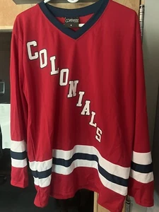 ROBERT MORRIS UNIVERSITY COLONIALS SGA #18 HOCKEY JERSEY - ADULT SMALL - Picture 1 of 2