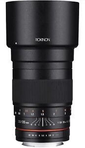 Rokinon 135mm F2.0 Full Frame Telephoto Lens (Canon EF)