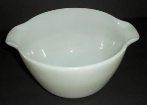 Tazón de mezcla blanco de 7,5" ancla Hocking Fire King Ware hecha en EE. UU. - Imagen 1 de 3