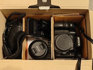 Sony Alpha a68 24.2MP Digital SLR Camera - Black (Kit w/ 18-55mm Lens) - Picture 1 of 4